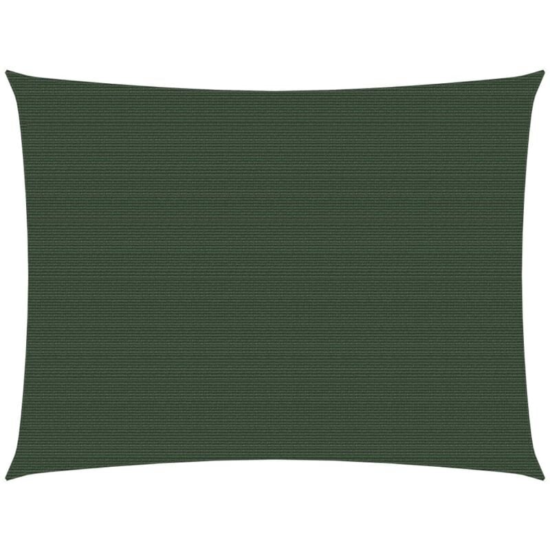 Helloshop26 - Voile toile d'ombrage parasol 160 g/m² vert foncé 2 x 3 m pehd