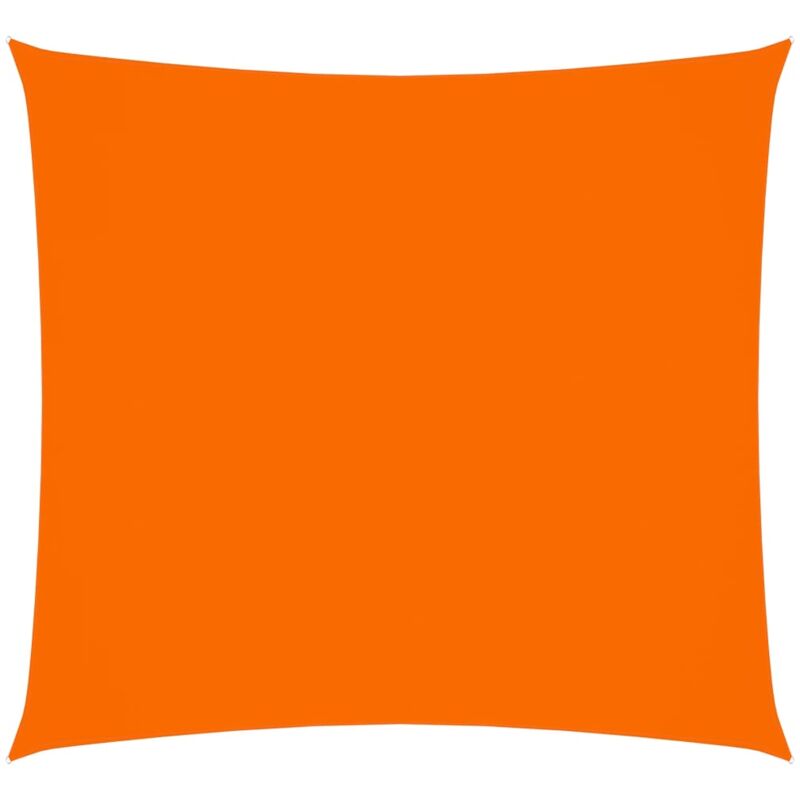 Helloshop26 - Voile toile d'ombrage parasol tissu oxford carré 3,6 x 3,6 m orange