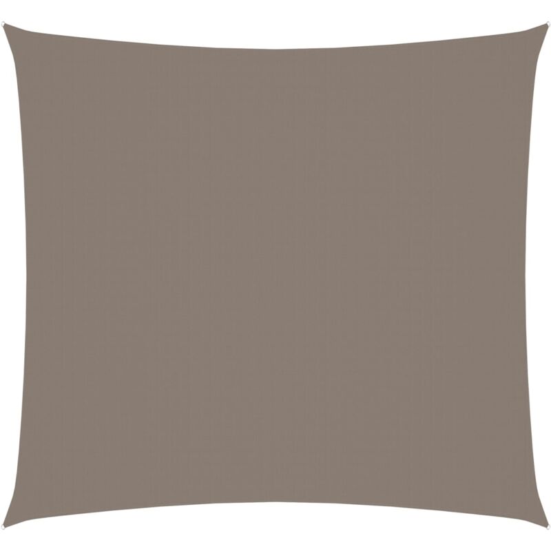 Helloshop26 - Voile toile d'ombrage parasol tissu oxford carré 4,5 x 4,5 m taupe