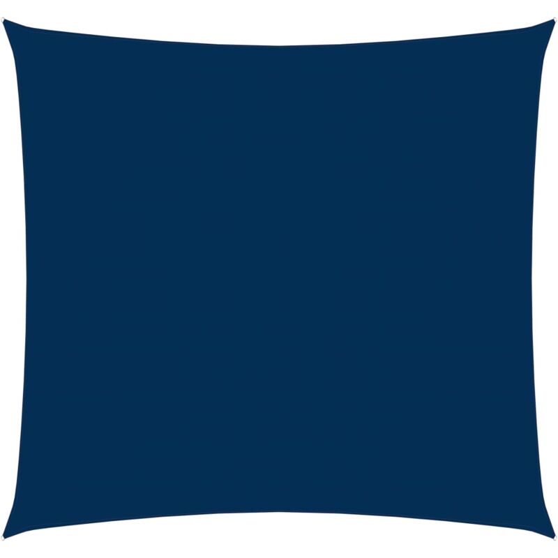 Helloshop26 - Voile toile d'ombrage parasol tissu oxford carré 5 x 5 m bleu
