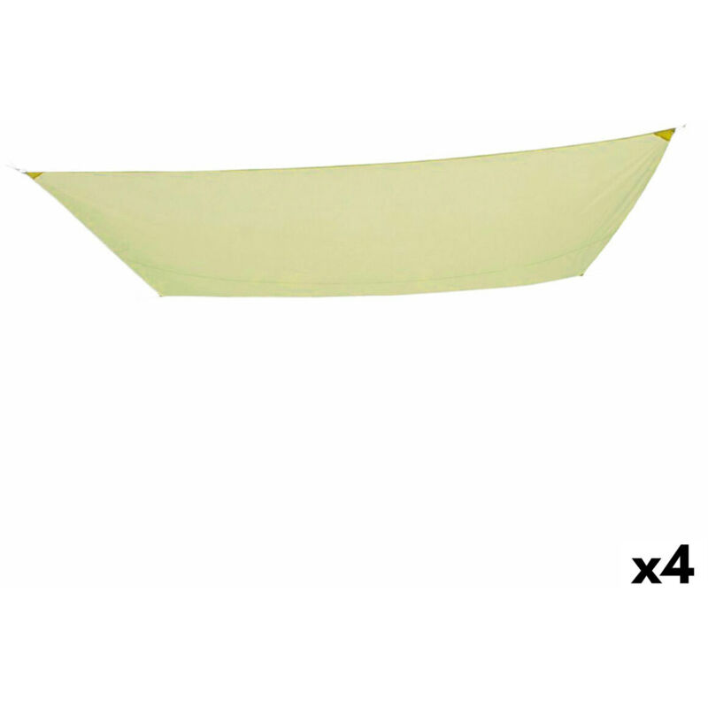 Bougies de shade aktive triangulaire crème 300 x 400 cm (4 pièces)