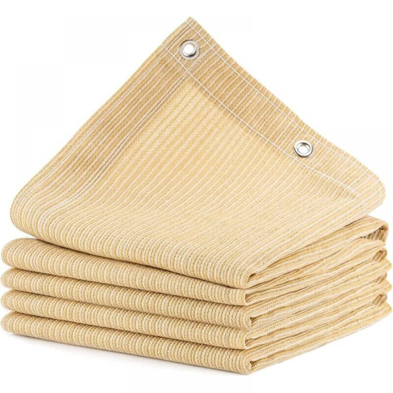 Voiles D'Ombrage pour Patio Voile,Ombrage Pergola,Voile Ombrage Jardin Filet D'Ombrage avec Perforations 3mX4m