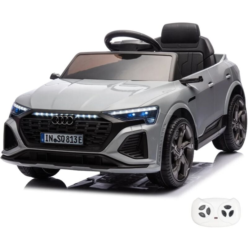 Audi SQ8 e-Tron - Voiture à Batterie 12V - 1 à 5 ans - Pneus EVA - Gris