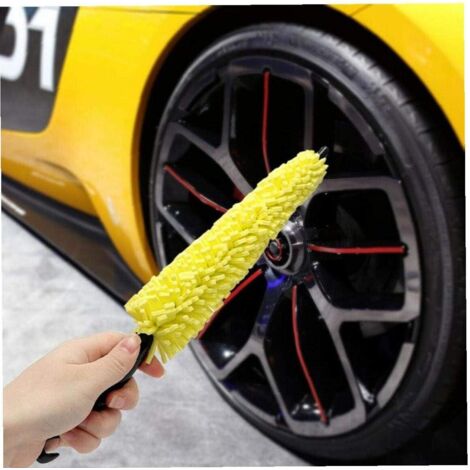 Voiture Accessoires intérieurs Roues Lavage Brosse poignée en Plastique pour véhicules Roue Jantes Brosse de Nettoyage de Voiture Brosse Outils de Lavage