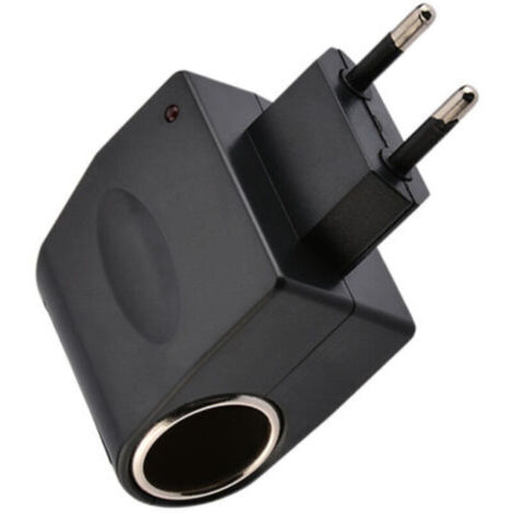voiture allume-cigare adaptateur voiture allume-cigare prise chargeur adaptateur ue, 220V à 12V, 6w