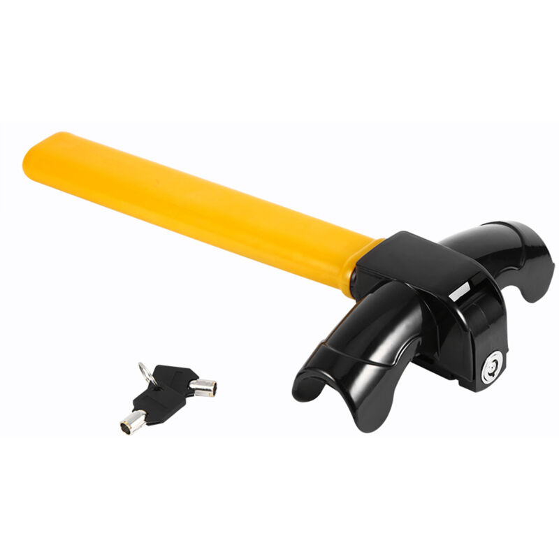 Jeffergarden Voiture Antivol Volant Griffe de sécurité antivol volant Lock avec 2 clés