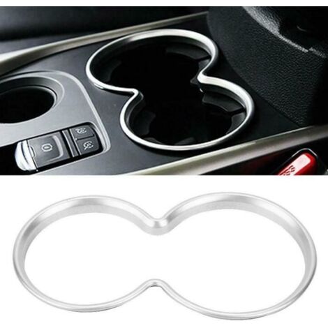Voiture Argent Chrome ABS IntéRieur Porte-Gobelet D\'Eau Cadre Cadre Garniture pour Renault Kadjar 2015-2017 Car Styling