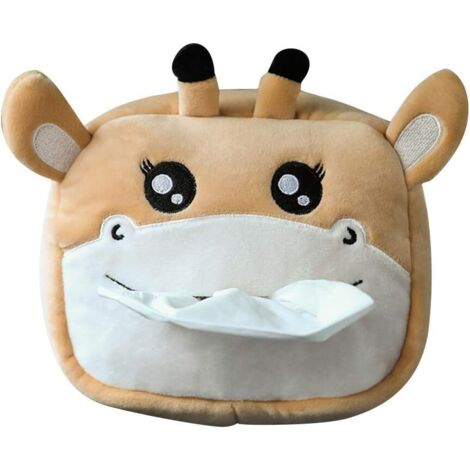 Voiture Boîte à MoreChioce Boîte de Rangement de Serviettes en Papier Boîte de Mouchoirs en Forme d'Animaux en Peluche pour Décoration Maison, Chambre ou de Voiture