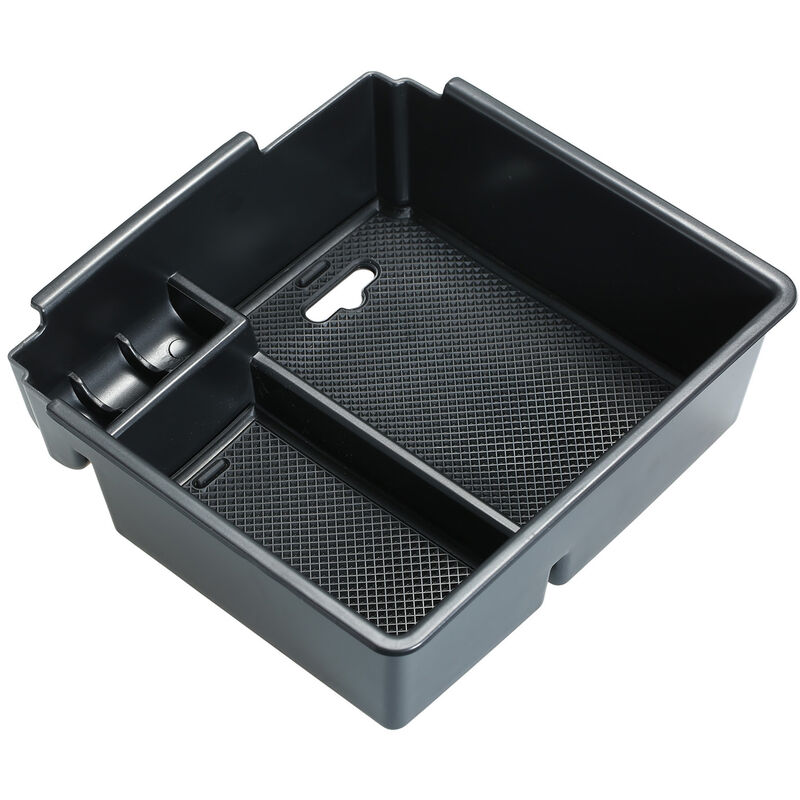 Asupermall - Voiture Central Accoudoir Boite De Rangement Console Organisateur Accoudoir Support Plateau Remplacement Pour Ford Ranger 2012-2018,Noir