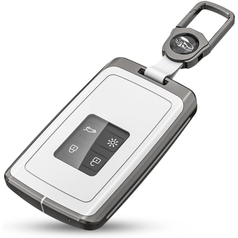 Voiture Clé Étui Coque Compatible avec Renault Cas de Couverture de Clé de Voiture en Alliage de Zinc pour Renault Clio Scenic Megane Duster Sandero