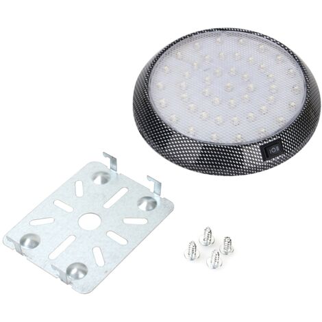 Voiture DC 12v 46led intérieur toit plafond dôme de la lumière de la lumière blanche lampe universelle.