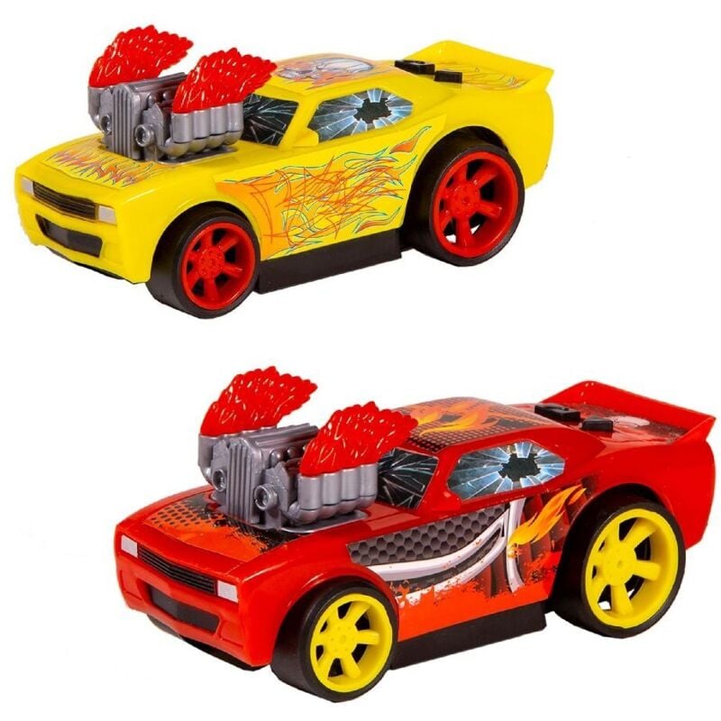 Basic - Voiture de course à flammes + son et lumière