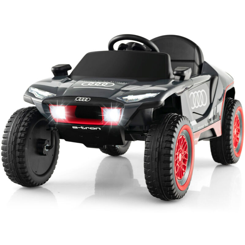 Helloshop26 - Voiture de course sous licence véhicule électrique alimenté par batterie 12 volts télécommande lumières led 4 ressorts de suspension