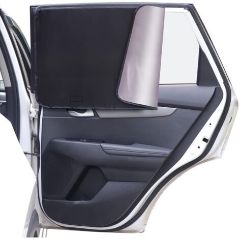 Voiture de Protection Solaire, Protection Solaire magnétique de Voiture avec Protection UV Rideaux fenêtres de Protection Solaire de Voiture Enfants Adultes et Animaux de Compagnie