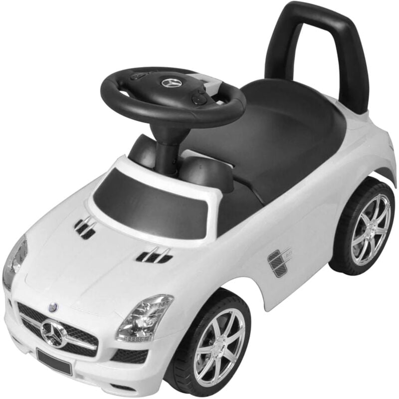 Youthup - inlife Voiture blanche pour enfants Mercedes Benz