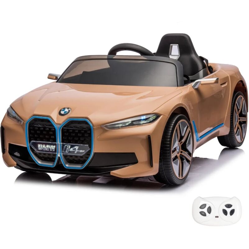 Berghoff - bmw i4 Voiture Électrique 12V - Pour Enfants - 1 à 6 ans - Champagne