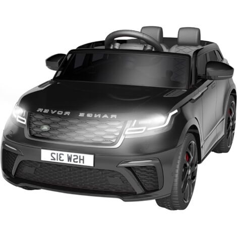 Voiture ÉLectrique Enfant 12V Land Rover Licenciée - VéHicule Tout-Terrain avec TéléCommande, Musique, USB, TF, MP3 - Jouet Enfant 3 Ans Et Plus(Schwarz)