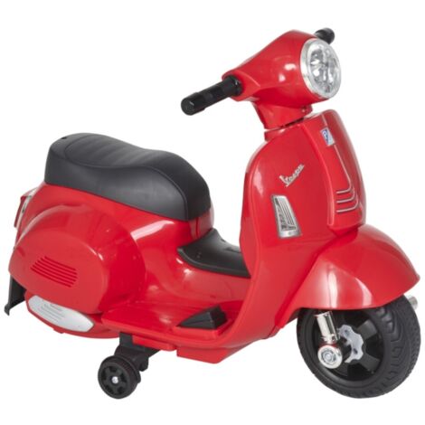 Voiture électrique enfant 18-36 mois avec lumières LED et sons - Voiture jouet rouge pour bébé 66.5x38x52cm