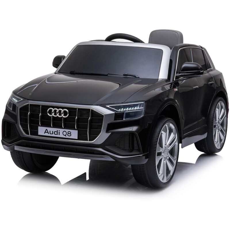 Mediawave Store - Voiture Électrique Enfant Audi Q8 LT985 avec led, MP3 et Télécommande Parentale Couleur: Gris