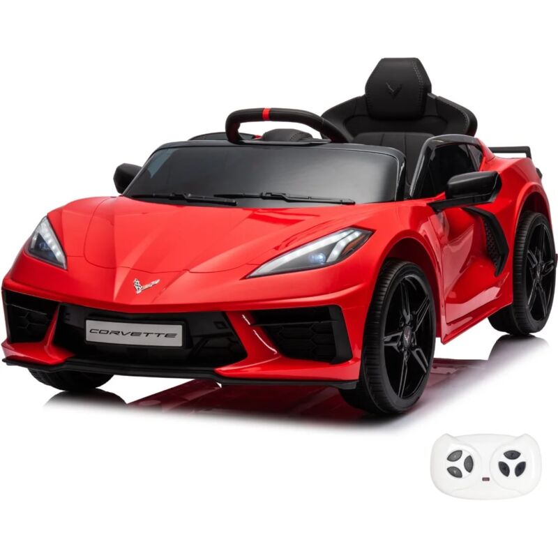 Berghoff - Corvette C8 - Voiture Électrique Enfants 12V - 1 à 5 ans - Rouge