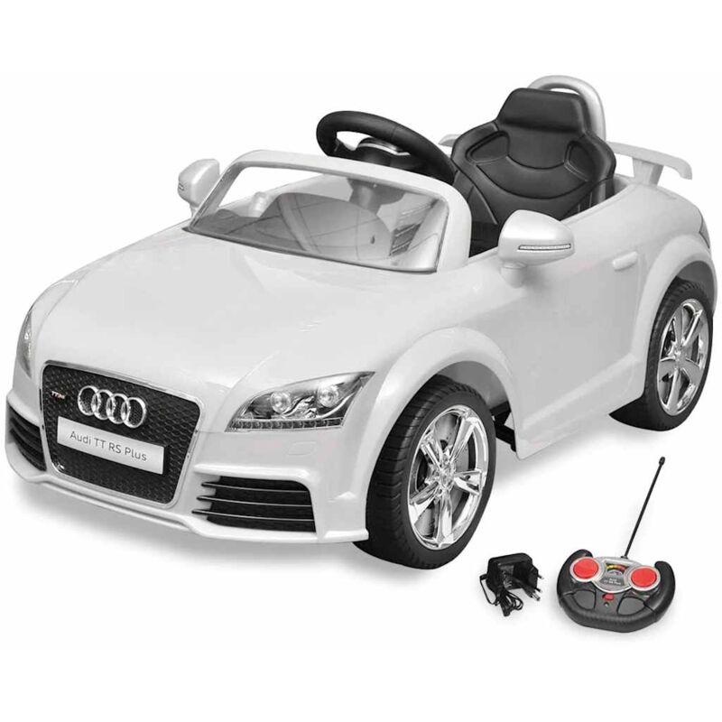 Vidaxl - Voiture avec télécommande pour enfants Audi tt rs Blanc
