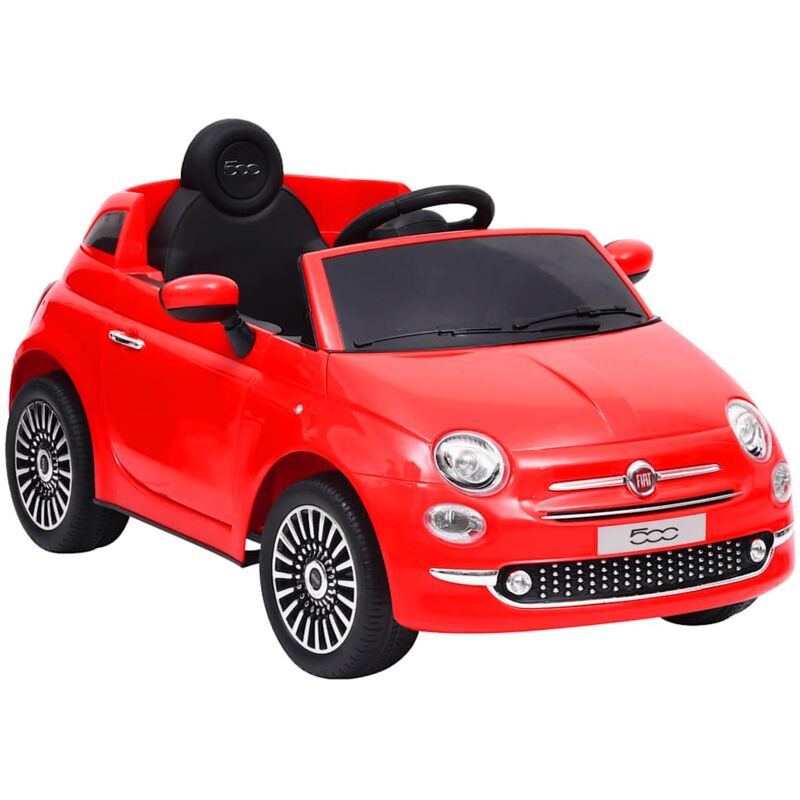 Vidaxl - Voiture électrique pour enfants Fiat 500 Rouge