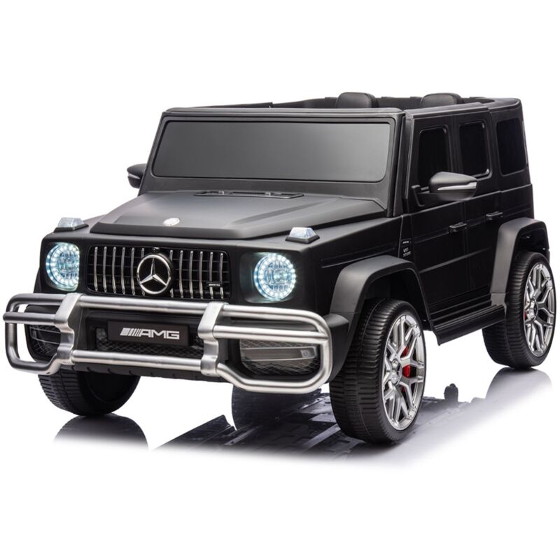 Mediawave Store - Voiture Électrique pour Enfants LT976 Mercedes Classe g full optional peinture Couleur: Noir