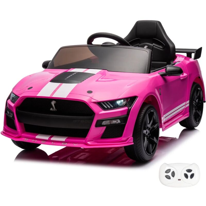 Berghoff - Ford Mustang Shelby GT500 - Voiture Enfants 12V - 1 à 5 ans - Rose