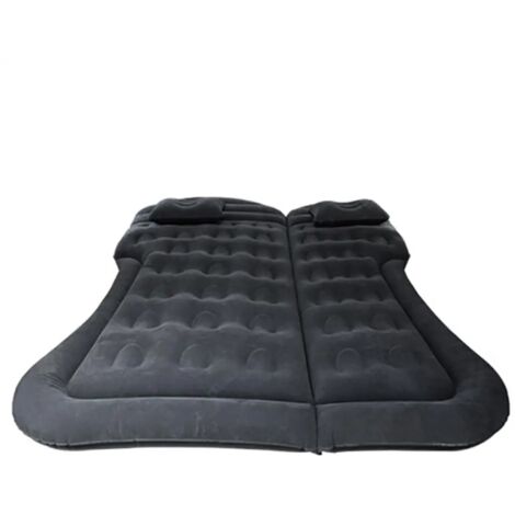 Matelas Gonflable Universel Pour Voiture SUV - Avec Pompe Électrique & Coussins, Surface Floquée, Pour Camping & Voyage