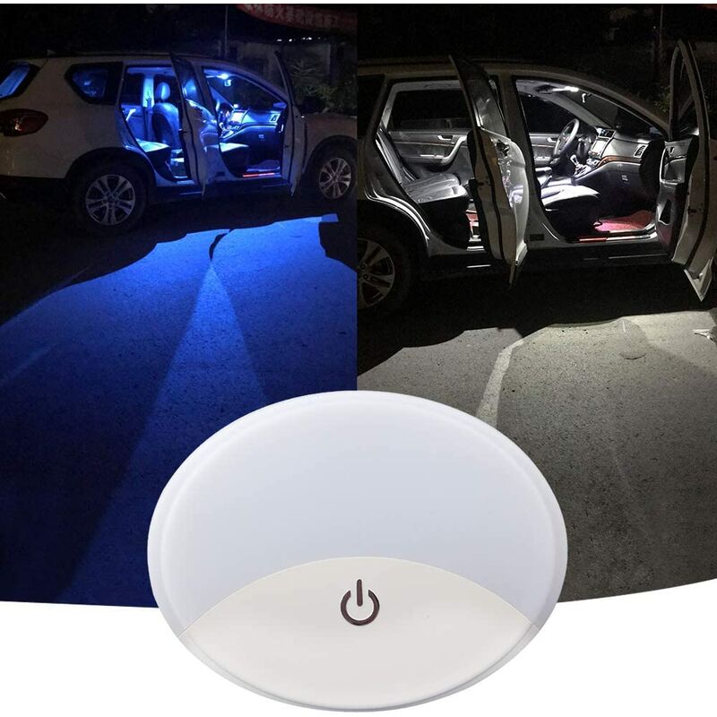 Voiture Intérieur Dôme Lumières LED Montage Bicolore la d'USB Universelle de Dôme de Voiture Feux de Voiture Lampes de Lecture Veilleuse Plafonnier