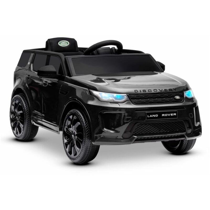Voiture électrique suv pour enfant Land Rover Discovery 2x 25W - marche av/ar, Phares et Système audio - Noir