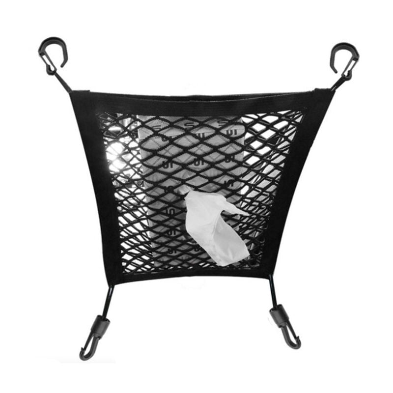 Asupermall - Voiture Maille Organisateur Siege Dos Filet Sac Barriere De Banquette Arriere Enfants Animal De Compagnie Chien Tissu Sac, Type 1