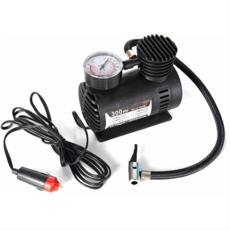 Voiture Mini pompe de gonflage électrique Portable pneu gonfleur d'air 300PSI Auto compresseur pompe pour voiture moto basket-ball