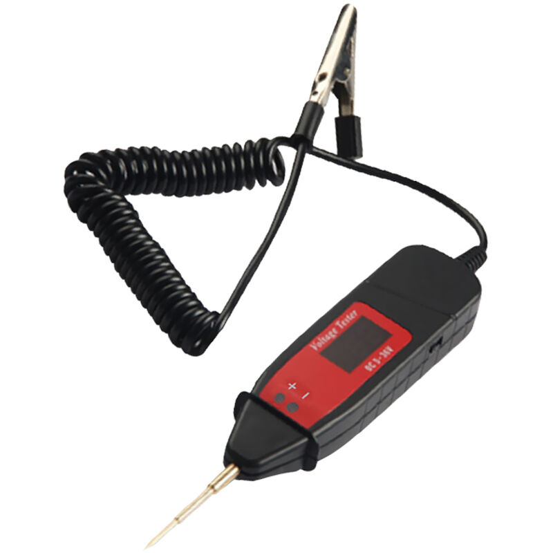Voiture Numerique Lcd Tension Electrique Stylo D'Essai Sonde Detecteur Testeur Led Lumiere