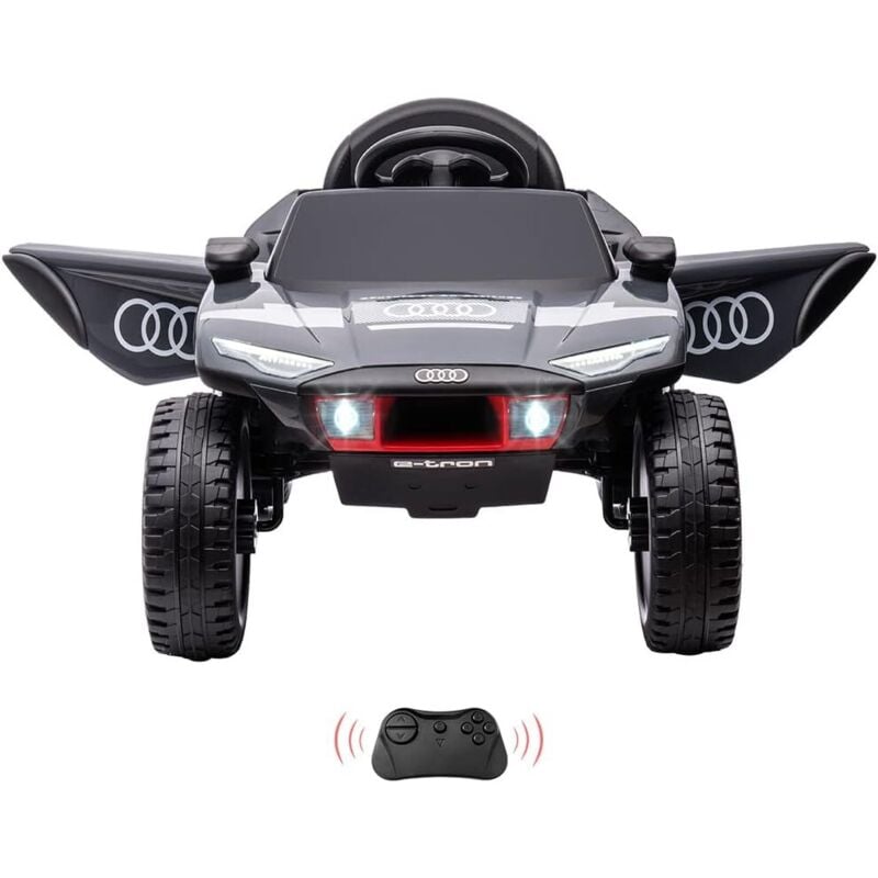 Voiture pour Enfants 12V avec télécommande, autorisée par Audi, Grande Voiture pour Enfants, équipée d'un Moteur 70W, Suspension à Ressorts, lumières
