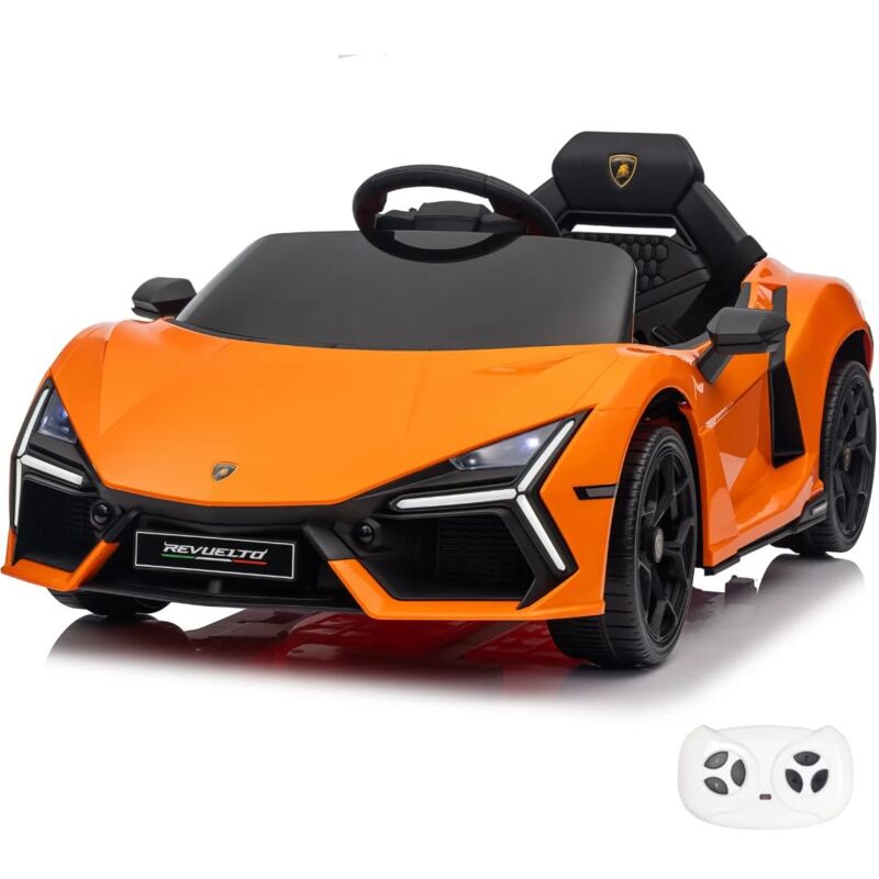Lamborghini Revuelto - Voiture pour Enfants 12V - 1 à 5 ans - Orange