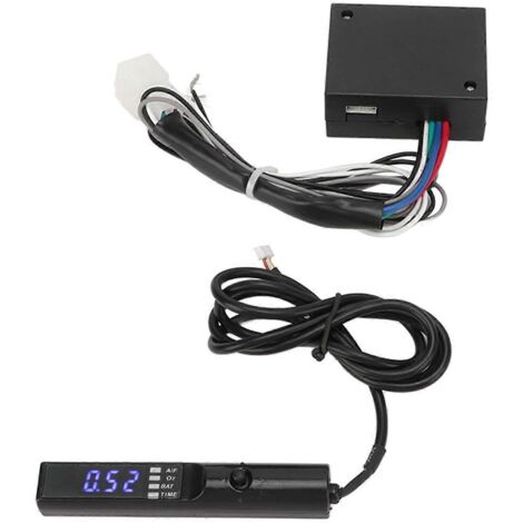 Voiture Turbo Timer 12V Moteur Temporisateur Extinction Retard Démarrage Automatique avec Affichage Numérique LED Bleu