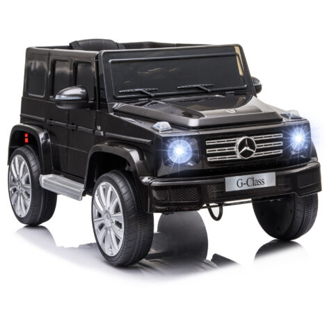 Voiture véhicule électrique enfant 12 V télécommande parentale, V. Max. 5 Km/h - noir
