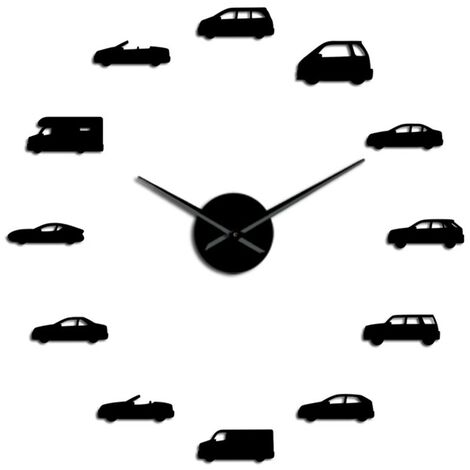 Mini voiture horloge voiture tableau de bord horloge auto voiture camion  tableau de bord temps véhicule électronique horloge numérique auto-adhésif  horloge numérique A906-1489
