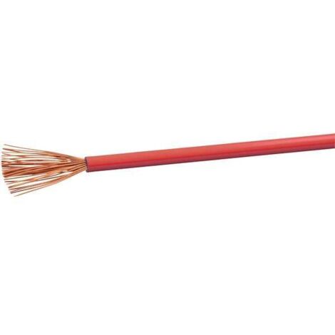 VOKA Kabelwerk H05VK05RT Cavo flessibile H05V-K 1 x 0.50 mm² Rosso 100 m