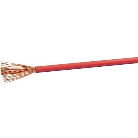 VOKA Kabelwerk H05VK05RT Schlauchleitung H05V-K 1 x 0.50 mm² Rot 100 m