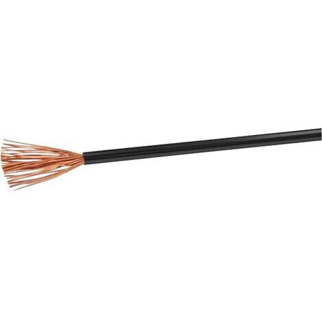 VOKA Kabelwerk H05VK05SW Schlauchleitung H05V-K 1 x 0.50 mm² Schwarz 100 m