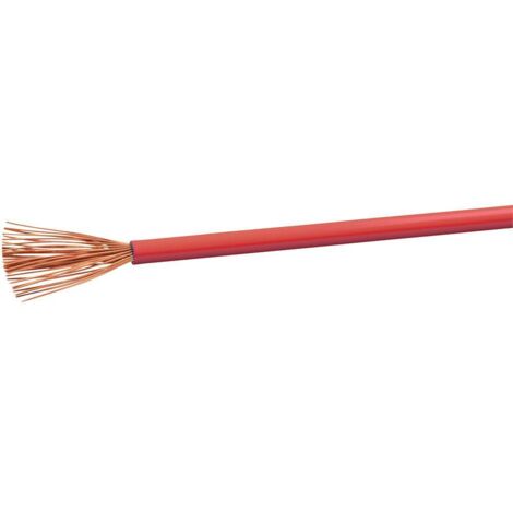 VOKA Kabelwerk H05VK075RT Cavo flessibile H05V-K 1 x 0.75 mm² Rosso 100 m