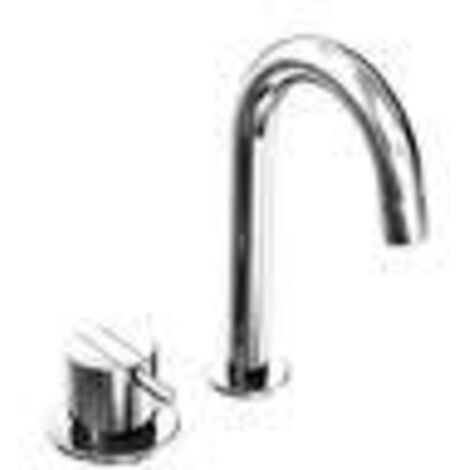 Vola 590B Rubinetto miscelatore a due fori con miscelatore ad azione singola, cromato - 590B-16
