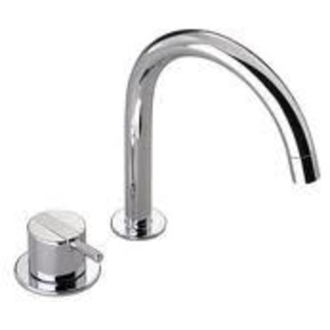 Vola 590G Miscelatore a due fori con miscelatore ad azione singola, cromato - 590G-16