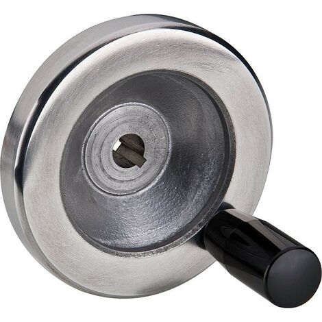 Volant a disque DRM 160 x 16 aluminium, avec poignée et denture