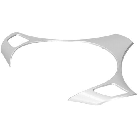 Volant Bouton Garniture de Cadre Décoration Intérieure Auto pour BMW Série 3 E90 2006-2012 Argent.