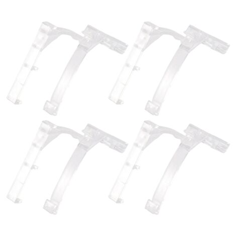 20 Stück Transparente Volant-Clips Für Jalousien – 8,255 Cm, Aus POM-Kunststoff, Einfach Zu Tauschen