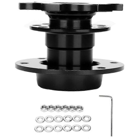 Volant de direction rapide déverrouillage adaptateur moyeu déconnecter kit 6 trous universel pour voiture