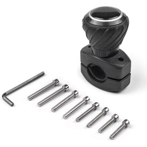 Volant de luxe Power Grip Spinner Knob Volant universel Convient aux voitures, camions, tracteurs, tondeuses à gazon, chariots élévateurs, etc.